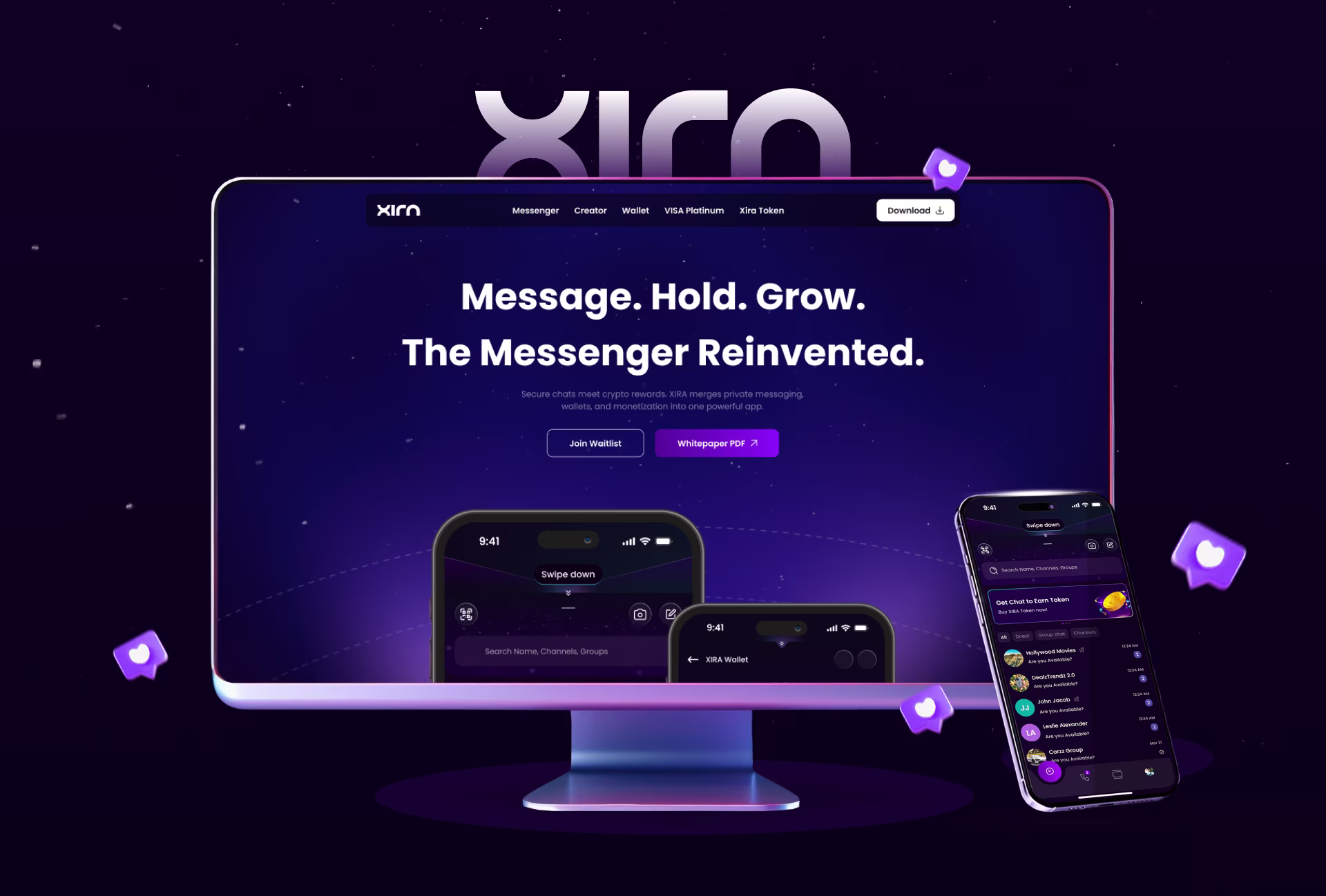 Xira blockchain app