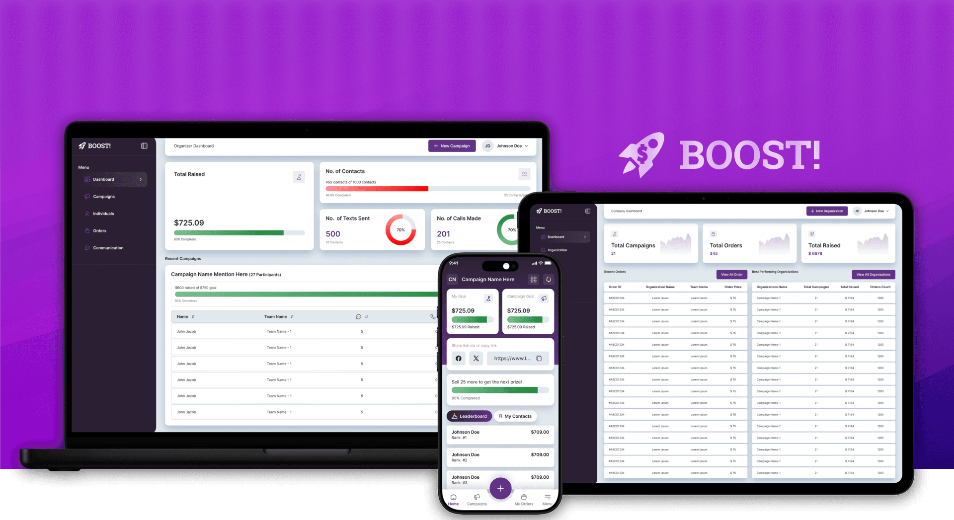 Boost-Fundraiser